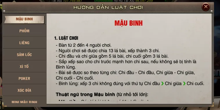 Mậu Binh Tại BomWin Nghệ Thuật Sắp Xếp Bài Và Đấu Trí Đỉnh Cao