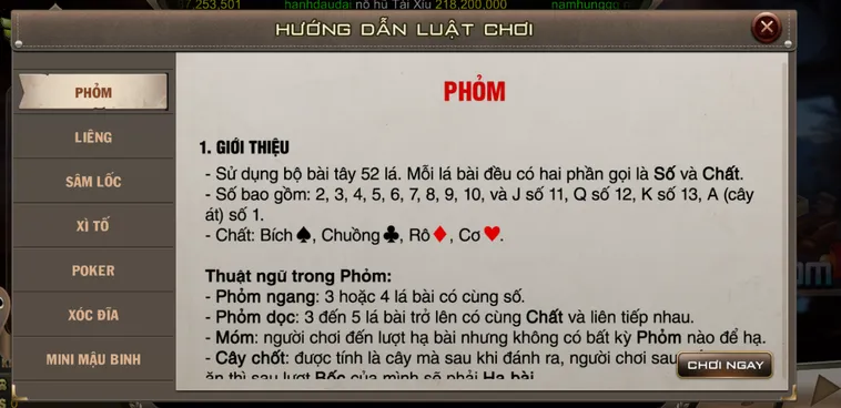 Phỏm Tại BomWin Đỉnh Cao Đấu Trí Game Bài Dân Gian Trực Tuyến