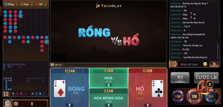 Rồng Hổ Live Slot Tại BomWin Sảnh Cược Tốc Độ Với Tỷ Lệ Thưởng Đột Phá
