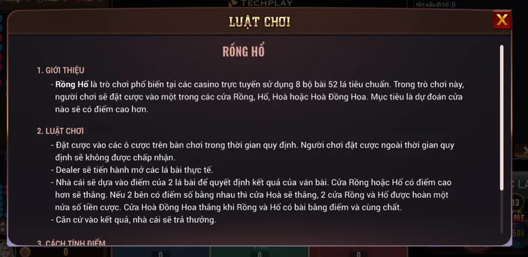 Rồng Hổ Live Slot Tại BomWin Sảnh Cược Tốc Độ Với Tỷ Lệ Thưởng Đột Phá