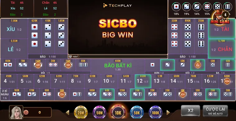 Phân Tích Chuyên Sâu Tựa Game Sicbo BigWin Tại BomWin Đẳng Cấp